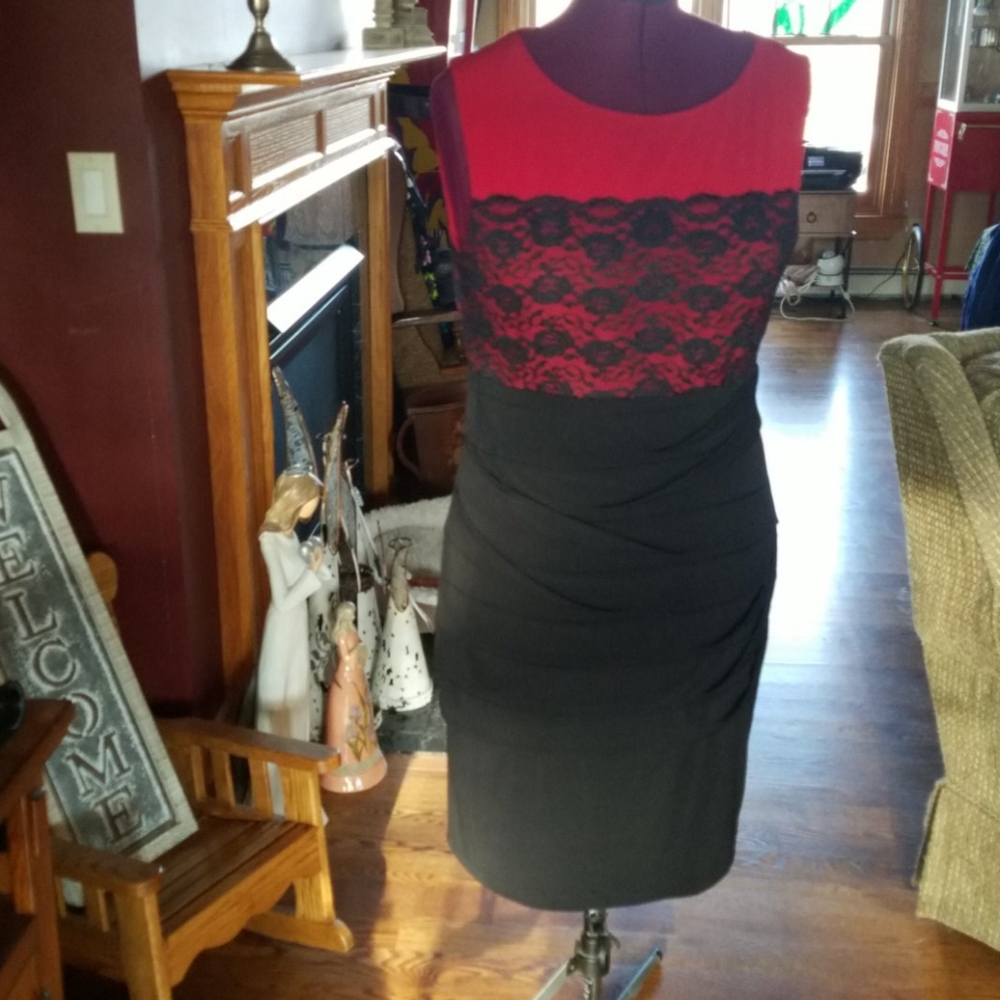 Connected apparel size 16 lace dress